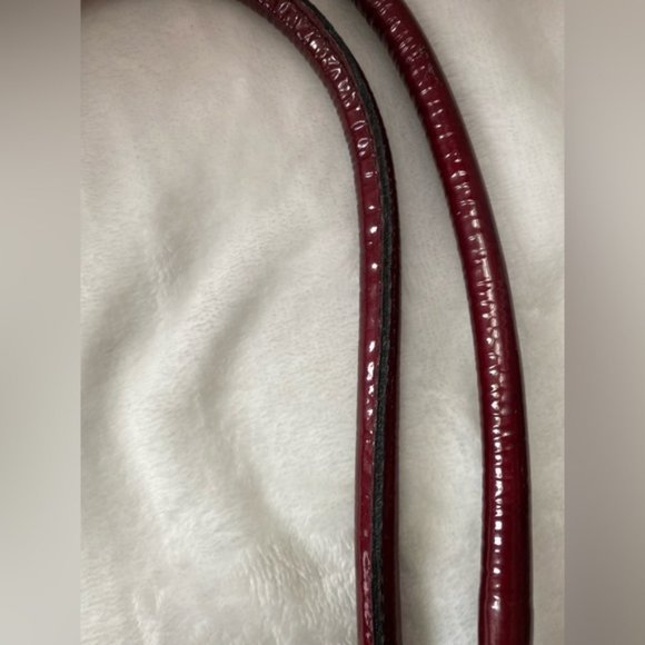 Vintage Michel Angelo red patent leather red purse - Picture 3 of 16